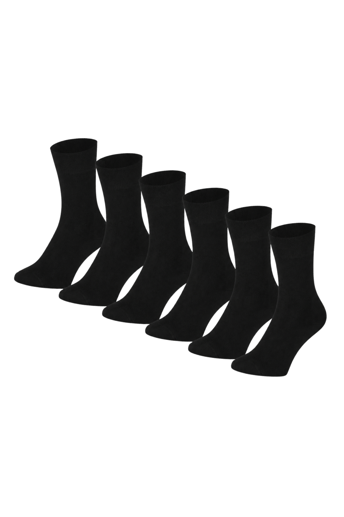Bamboo Basic Sokken - 6 Paar