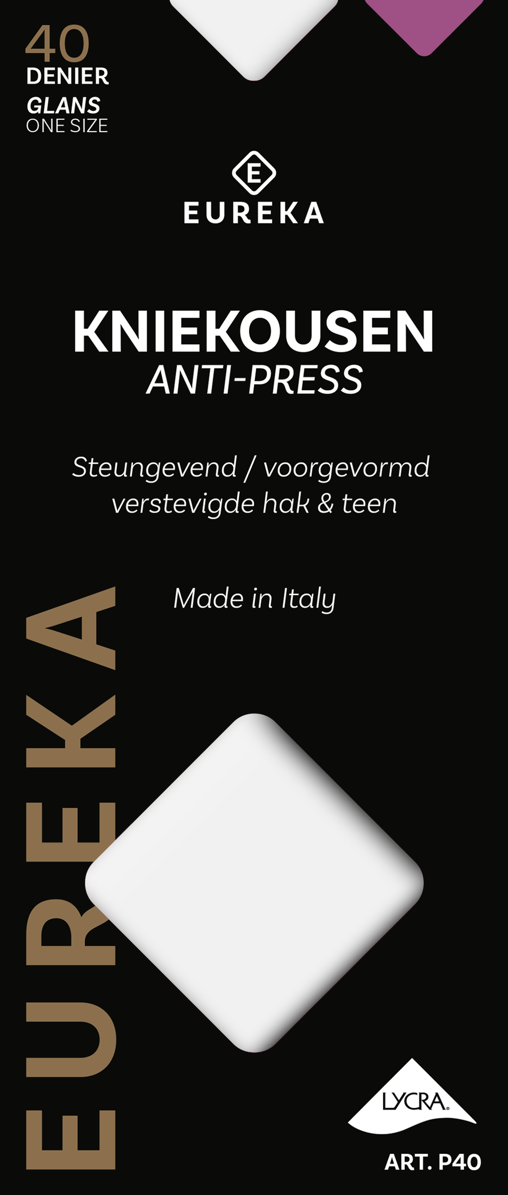 Steun Kniekousen 40 Denier - Meerdere Kleuren
