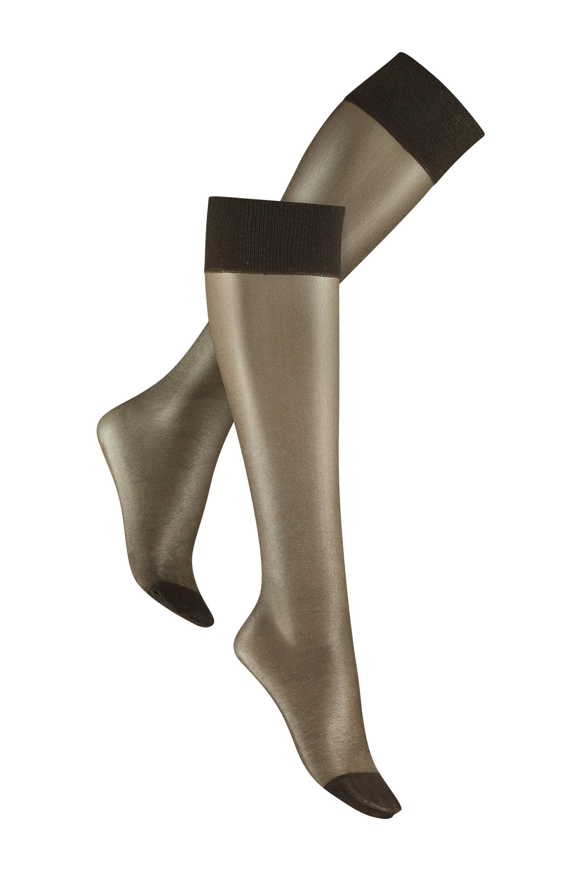 Kniekousen 20 Denier Lycra - Meerdere Kleuren - 2 Paar