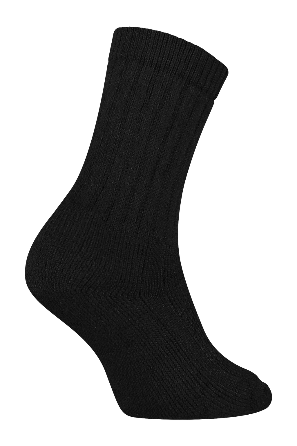 Merino Wollen Sok Heavy - Zwart