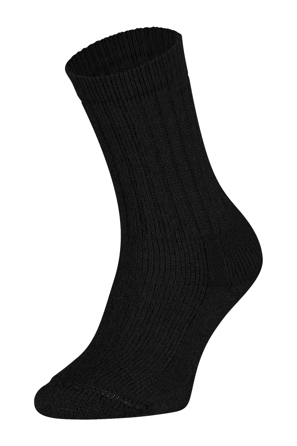 Merino Wollen Sok Heavy - Zwart