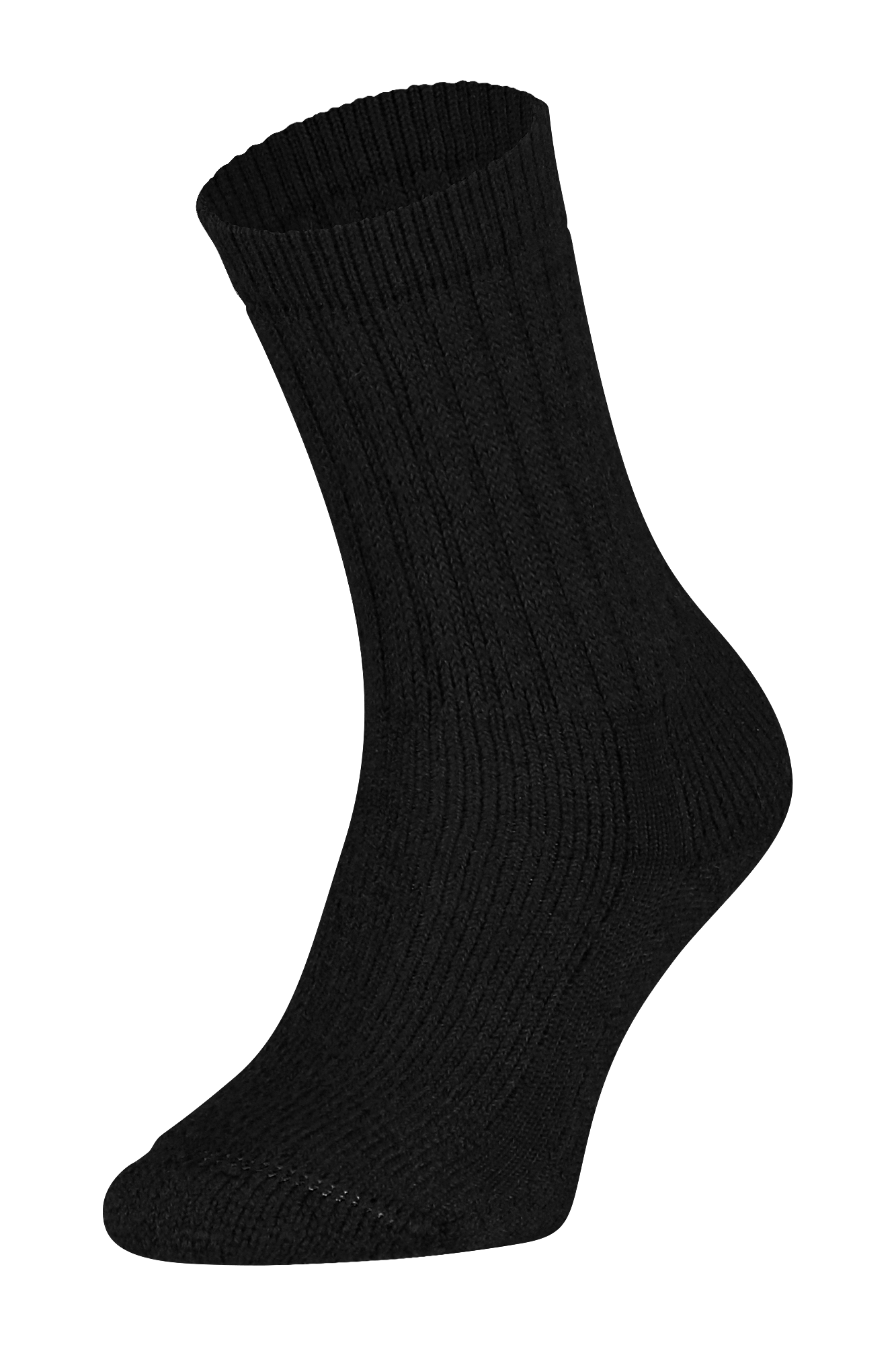 Merino Wollen Sok Heavy - Zwart