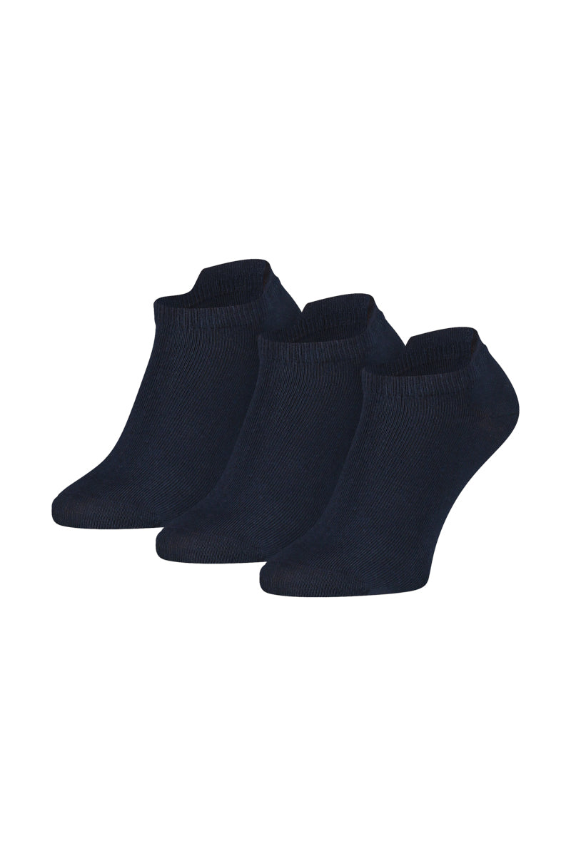 Katoenen Sneakersokken - Meerdere Kleuren - 3 Paar